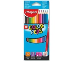 Maped Spalvoti pieštukai ColorPeps, 12 spalvų