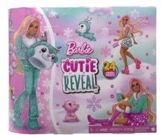Mattel Advento kalendorius 2023 m. Barbie Cutie Reveal