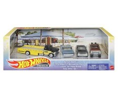 Mattel Žaisliniai Hot Wheels Premium automobiliai su Real Riders ratais 2 vnt
