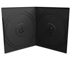 MediaRange Pudełko na DVD na 2 dyski 7mm format kieszonkowy juoda