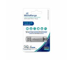 „MediaRange“ USB atmintinė 128 GB USB 3.1 derinys su USB Type-C