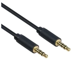 Kabelis Mercodan Jack 3.5mm - Jack 3.5mm 5m juoda (153211050)