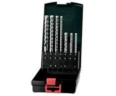 Metabo 626245000 - Sukamasis plaktukas - Grąžtų rinkinys - SDS Plus - 7 vnt. - Ø5 x 115 mm Ø6 x 115 mm Ø8 x 115 mm Ø6 x 165 mm Ø8 x 165 mm Ø65 x 161 mm 10 x 161 mm
