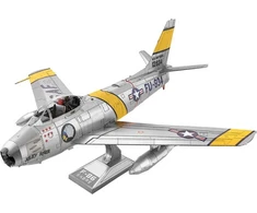 Metal Earth Metalinė 3D dėlionė - F-86 Sabre lėktuvas