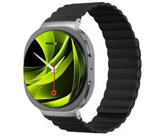 Mobile Origin Easy Strap magnetinis dirželis, skirtas Galaxy Watch 8, juodas