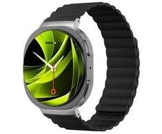 Mobile Origin Easy Strap magnetinis dirželis, skirtas Galaxy Watch 8, juodas
