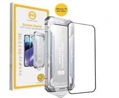 „Mobile Origin Geltona“ ekrano apsauga su paprastu uždėjimu, skirta „iPhone 16 Pro Max“.