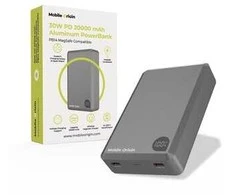 Mobile Origin 30 W PD 20000 mAh aliuminio išorinis akumuliatorius PB14, suderinamas su MagSafe