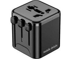 Mobile Origin Universalus kelioninis adapteris PW30 EU/UK/US/AUS juodas