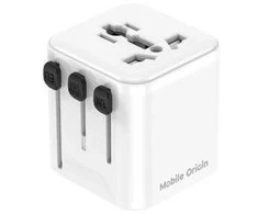 Mobile Origin Universalus kelioninis adapteris PW30 EU/UK/US/AUS, baltas