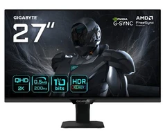 GIGABYTE LCD - 27" Gaming monitorius G27Q20T, SS IPS, 2560 x 1440 QHD, 200Hz, 1000:1, 350cd/m2, 0.5ms, 2xHDMI, 1xDP