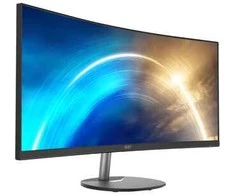 Monitorius MSI PRO MP341CQDE, LED, 86.4 cm (34 inches), Juodas, WQHD, VA, Curved, Speakers, 100Hz