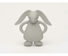 Moonie natūralaus kaučiuko kramtukas Bunny - Sidabrinis