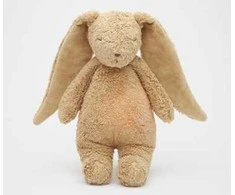 Moonie 2.0 migdukas Organic Humming Bunny - Cappuchino su garso įrašymo funkcija