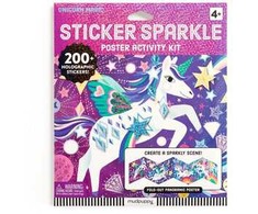 Bookshop Unicorn Magic Sticker Sparkle Poster Activity Kit