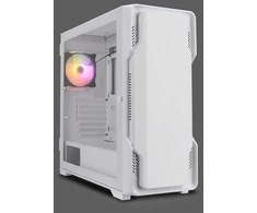 Nanoxia GehĂ¤use MIDI DS-9G-W ARGB Baltas - USB-C - TG