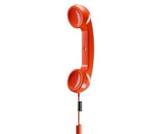 Ausinės Native Union Pop Phone - ausinė telefoniczna USB-C su funkcija atsiliepti ir baigti skambučius (alarm raudona)