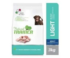 None Natural Trainer Adult IDEAL WEIGHT/LIGHT Medium/Maxi (balta mėsa) 3kg (Geriausias iki 2026.08.19)