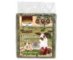 Šienas su burokėliais: Placek Nature Land pievų šienas su raudonaisiais burokėliais, 650 g