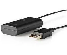 „Bluetooth“ siųstuvas Nedis BTTR050BK AUX/USB SBC 1 įrenginiui, juodas