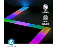Nedis WIFILW06RGB inteligentne oświetlenie Inteligentny panel Wi-Fi Baltas 8 W