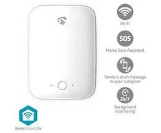 Nedis Bewegungsmelder Wi-Fi | Erfassungsbereich: 7 m | Effektives Sichtfeld (horizontal): ±45° | Effektives Sichtfeld (vertikal): ±45° | IP54 | Weiss