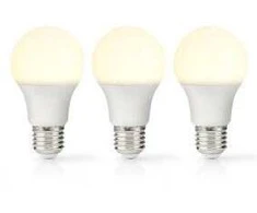 Nedis LBE27A601P3 LED lempa Šiltai balta 2700 K 4,9 W E27 F