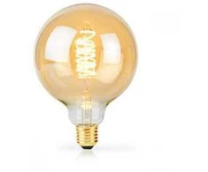 Nedis LBDE27G125GD LED lempa Labai šilta šviesa, Šiltai balta 2100 K 3,8 W E27 G