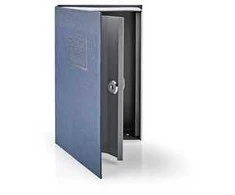 Nedis BOOKSEDM01BU Seifas Seifas 1,6 l ABS, Plieninis mėlynas, Sidabrinis