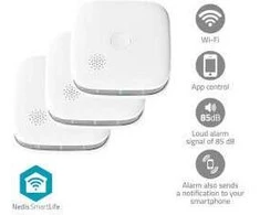 Dūmų jutiklis Nedis SmartLife WIFIDS21WT3 3 vnt.
