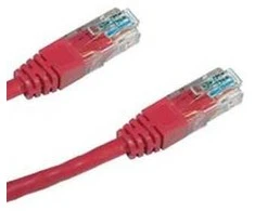PremiumCord PremiumCord Patch kabelis UTP RJ45-RJ45 CAT6 10m raudonas