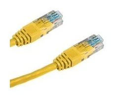 Premiumcord Other Patchcord UTP RJ45-RJ45 Cat.6 3m geltona, UTP-6-3-Y, varinė patchcord