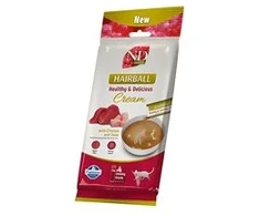 FARMINA N&D Quinoa Cat Hairball Kreminis with vištiena & Tuna box – skanėstas katei – 4x15g