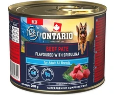 Nezatříděno ONTARIO suaugusių šunų jautienos paštetas