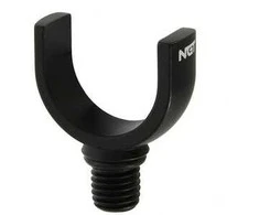 Meškerės laikiklis NGT Profiler Rod Rest - Juodas (25mm) CNC Aliuminio