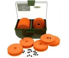 Dėžutė pavadėliams NGT Rig Box 10 EVA Large Chod / Zig Rig Winders