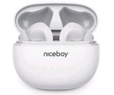 Ausinės Niceboy HIVE Pins 3 ANC bílá