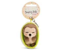 NICI Žalias klíčenka spící Ježek + světle zelený košík 12 cm