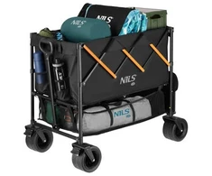 Nils Extreme NC2607 Vežimėlis Turystyczny XXL Juodai-oranžinė 160L NILS CAMP