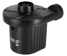 Nils Extreme elektrinis turistinis siurblys čiužiniui + adapteriai 230-12V Nils Camp NC17115 juoda