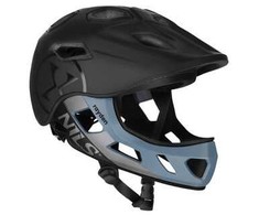 Dviratininkų šalmas Nils Extreme MT401 Rayden, juodas/pilkas