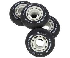 Nils Extreme PU 64x24 82A juodas matinis ratas (4 vnt.)