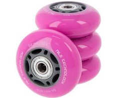 Ratukai riedučiams Nils Extreme, PU 64x24 mm 82A