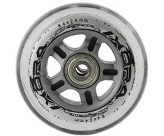 Ratukų ir guolių komplektas riedučiams 82A Nils Extreme 8.4x2.4cm
