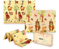 MD05 KIDS FOLDING MAT FOREST 190x150CM NILS FUN