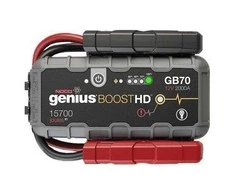 NOCO GB70 Boost 12V 2000A Jump Starter starteris su integruota 12V/USB baterija