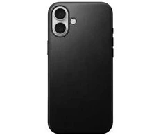 Dėklas Nomad Modern Leather case, juodas - iPhone 16 Plus