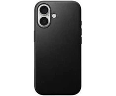 Dėklas Nomad Modern Leather case, juodas - iPhone 16
