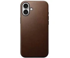 Nomad modernus odinis dėklas, rudas – „iPhone 16 Plus“