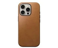 Nomad Modernus odinis dėklas, angliškas, gelsvai rudas, C spalvos – iPhone 16 Pro